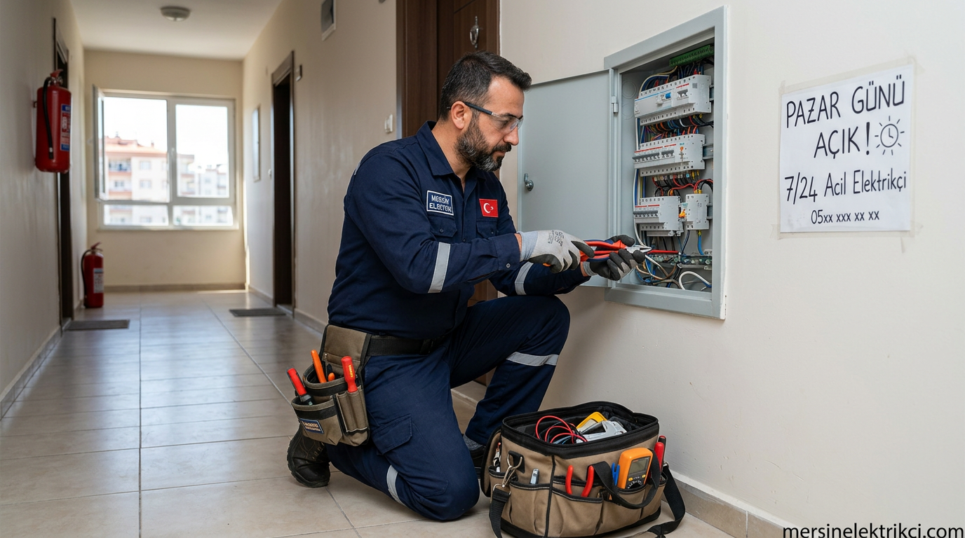 Mersin açık elektrikçi